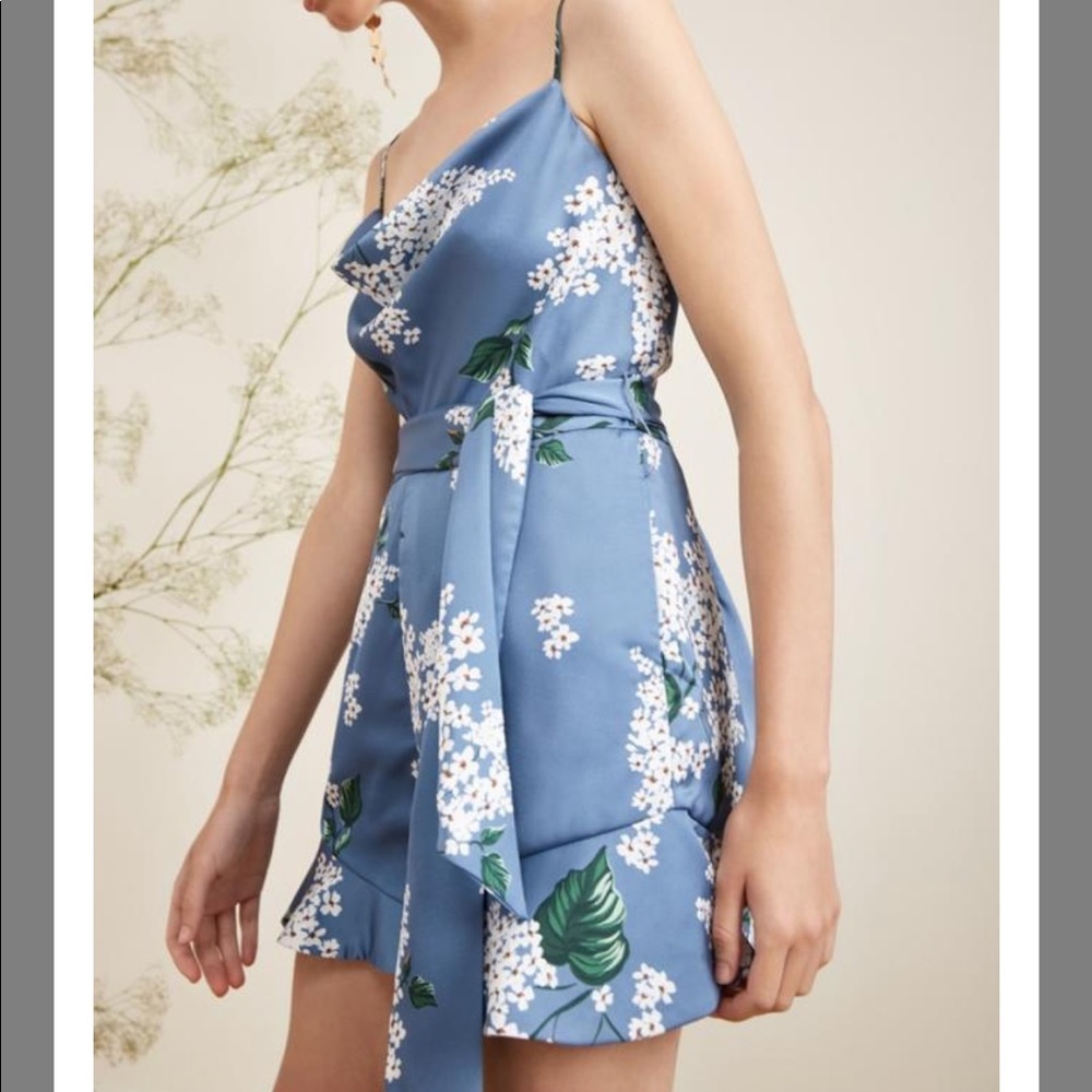 Keepsake Blue Floral Romper